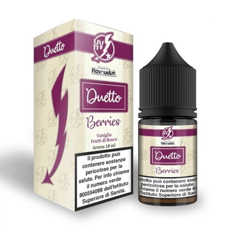 MINI SHOT - Flavour Art - High Voltage - DUETTO BERRIES - aroma 10+20 in flacone da 30ml