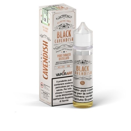 MIX AND VAPE - Vaporart - Distillati - BLACK CAVENDISH - Liquido 30ml