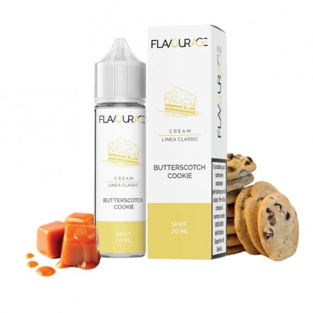 SHOT - Flavourage - Classic - BUTTERSCOTCH COOKIE - aroma 20+40 in flacone da 60ml