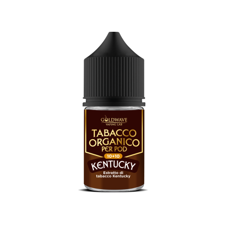 MINI SHOT - Goldwave - Tabacchi organici - KENTUCKY - aroma 10+10 in flacone da 30ml