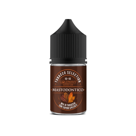 MINI SHOT - Goldwave - Tobacco Selection - MASTODONTICO - aroma 10+10 in flacone da 30ml