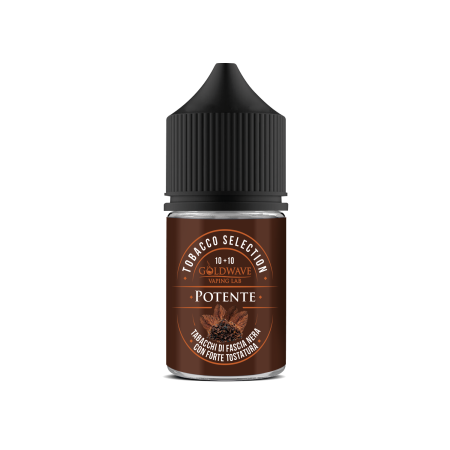 MINI SHOT - Goldwave - Tobacco Selection - POTENTE - aroma 10+10 in flacone da 30ml