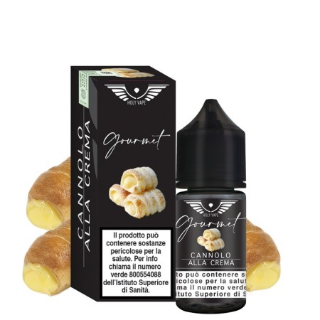 MINI SHOT - Holy Vape - Gourmet - CANNOLO ALLA CREMA - aroma 10+20 in flacone da 30ml