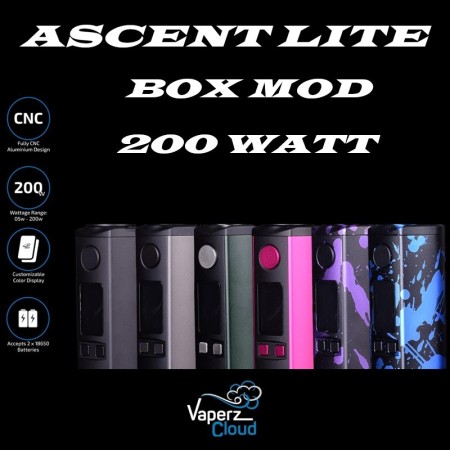 Vaperz Cloud - ASCENT LITE BOX MOD - 200W