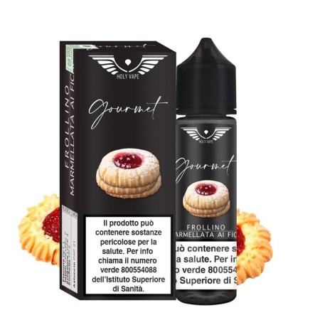 SHOT - Holy Vape - Gourmet - FROLLINO CON MARMELLATA AI FICHI - aroma 20+40 in flacone da 60ml