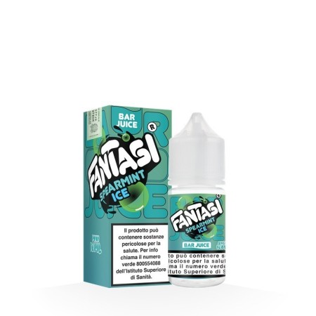 MINI SHOT - Fantasi - Bar Juice - SPEARMINT ICE  - aroma 10+10 in flacone da 30ml