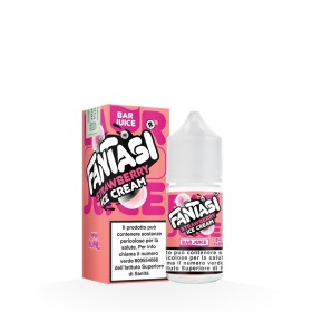 MINI SHOT - Fantasi - Bar Juice - STRAWBERRY ICE CREAM - aroma 10+10 in flacone da 30ml