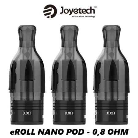 Joyetech - EROLL NANO POD DI RICAMBIO  0,8 ohm - 3 PEZZI