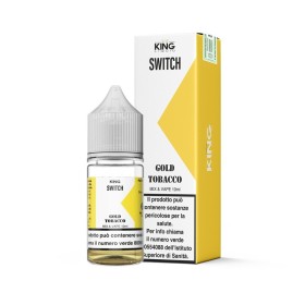 MINI SHOT - King Liquid - Switch - GOLD TOBACCO - aroma 10+10 in flacone da 30ml