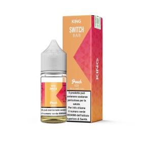 MINI SHOT - King Liquid - Switch Bar - PEACH ICE - aroma 10+10 in flacone da 30ml