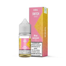 MINI SHOT - King Liquid - Switch Bar - PINK LEMONADE ICE - aroma 10+10 in flacone da 30ml