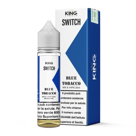 SHOT - King Liquid - Switch - BLUE TOBACCO - aroma 20+40 in flacone da 60ml