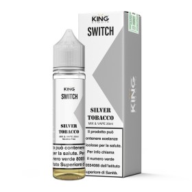 SHOT - King Liquid - Switch - SILVER TOBACCO - aroma 20+40 in flacone da 60ml