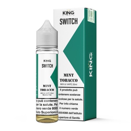 SHOT - King Liquid - Switch - MINT TOBACCO - aroma 20+40 in flacone da 60ml