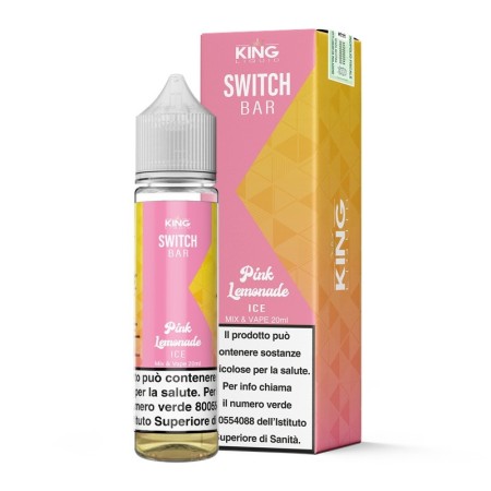 SHOT - King Liquid - Switch Bar - PINK LEMONADE ICE - aroma 20+40 in flacone da 60ml