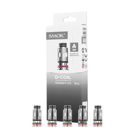 Smoktech - D-COIL 0,15ohm - PACK 5 RESISTENZE