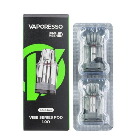 Vaporesso - VIBE DUAL MESH SMART POD DI RICAMBIO 0.7 / 1.0 ohm - 2 PEZZI