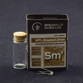 Breakill's Alien Lab - Mtl Prism SM2 - MTL STAPLED 0.75ohm ID 2mm 15-18W - 2 PEZZI