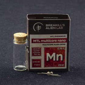 Breakill's Alien Lab - Mtl Overdrive MN - MULTICORE NANO 0.75ohm ID 2,5mm 17-20W - 2 PEZZI
