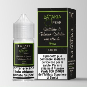 MINI SHOT - TNT Vape - Twenty Notes Bidistillati - LATAKIA PEAR - aroma 10+10 in flacone da 30ml