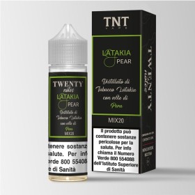 SHOT - TNT Vape - Twenty Notes Bidistillati - LATAKIA PEAR - aroma 20+40 in flacone da 60ml