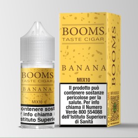 MINI SHOT - TNT Vape - Booms - BOOMS BANANA - aroma 10+10 in flacone da 30ml