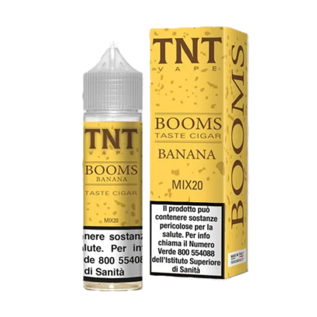 SHOT - TNT Vape - Booms - BOOMS BANANA - aroma 20+40 in flacone da 60ml