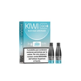 Kiwi Vapor - POD PRECARICATE per Kiwi Go+ 0mg/ml - Blue Razz Lemonade - 2 PEZZI
