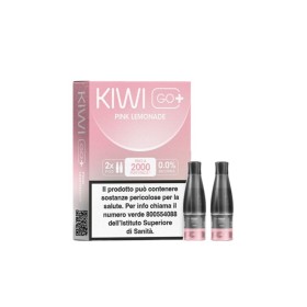 Kiwi Vapor - POD PRECARICATE per Kiwi Go+ 0mg/ml - Pink Lemonade - 2 PEZZI