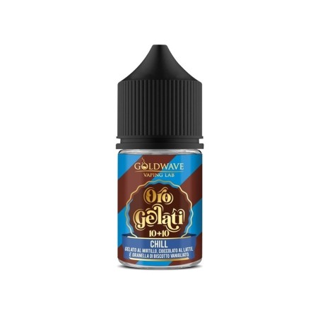 MINI SHOT - Goldwave - Oro Gelati - CHILL - aroma 10+10 in flacone da 30ml
