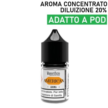 Vaporificio - Distillati Organici - AMERICAN aroma 20ml