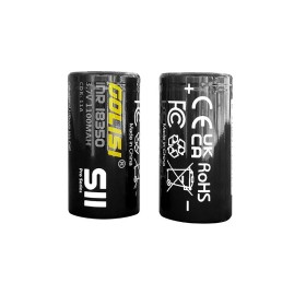 18350 - GOLISI S11 INR 1100mAh 11A PROTECTED - 2 Pezzi