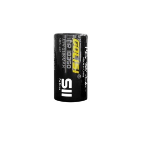 18350 - GOLISI S11 INR 1100mAh 11A PROTECTED - Flat top