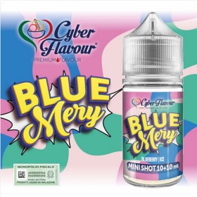MINI SHOT - Cyber Flavour - Mery - BLUE MERY - aroma 10+10 in flacone da 30ml