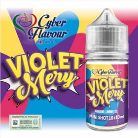 MINI SHOT - Cyber Flavour - Mery - VIOLET MERY - aroma 10+10 in flacone da 30ml