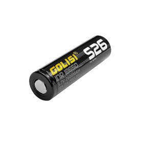 18650 - GOLISI S26 INR 2600mAh 25A PROTECTED - Flat top