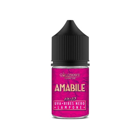 MINI SHOT - Goldwave - AMABILE - aroma 10+10 in flacone da 30ml