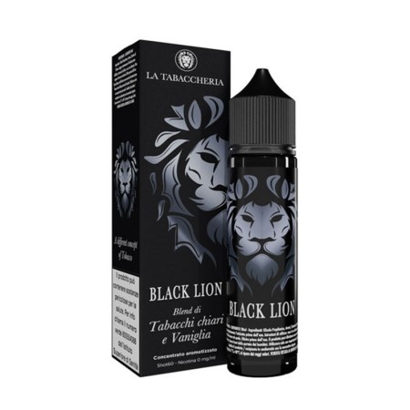 SHOT - La Tabaccheria - Lion - BLACK LION - aroma 20+40 in flacone da 60ml