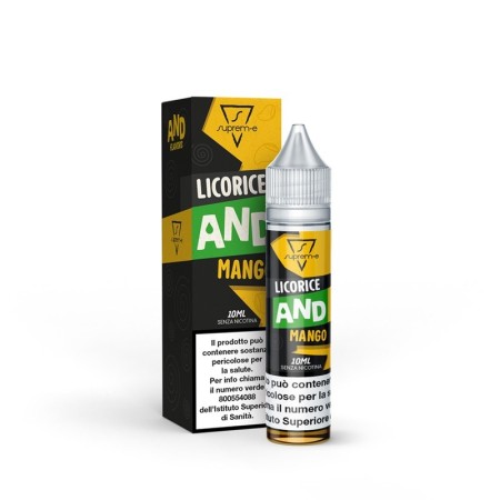 MINI SHOT - Suprem-e - And - LICORICE AND MANGO - aroma 10+10 in flacone da 20ml