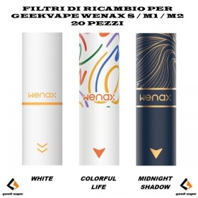 Geekvape - Wenax S/M1 FILTRI DI RICAMBIO - 20 PEZZI
