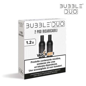 Vaporart - Bubble Duo POD DI RICAMBIO OPEN 1,2ohm - 2 PEZZI