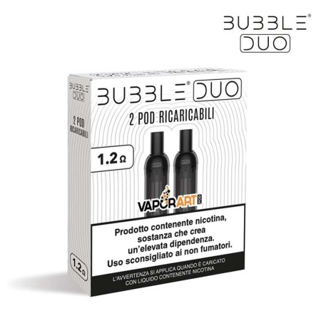 Vaporart - Bubble Duo POD DI RICAMBIO OPEN 1,2ohm - 2 PEZZI