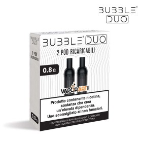 Vaporart - Bubble Duo POD DI RICAMBIO OPEN 0,8ohm - 2 PEZZI