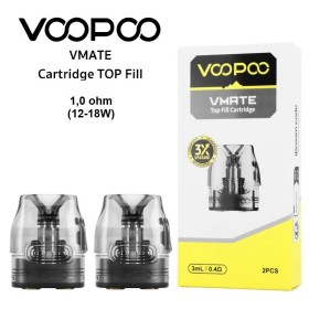 Voopoo - VMATE POD DI RICAMBIO TOP FILL 1,0 ohm - 2 Pezzi