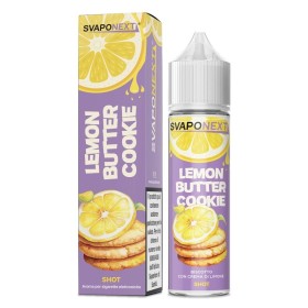 SHOT - SvapoNext - Premium Edition - LEMON BUTTER COOKIE - aroma 20+40 in flacone da 60ml