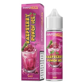 SHOT - SvapoNext - Premium Edition - RASPBERRY PUNCH ICE - aroma 20+40 in flacone da 60ml