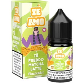 MINI SHOT - Flavour Art - Te Amo - TE' FREDDO MATCHA LATTE - aroma 10+20 in flacone da 30ml