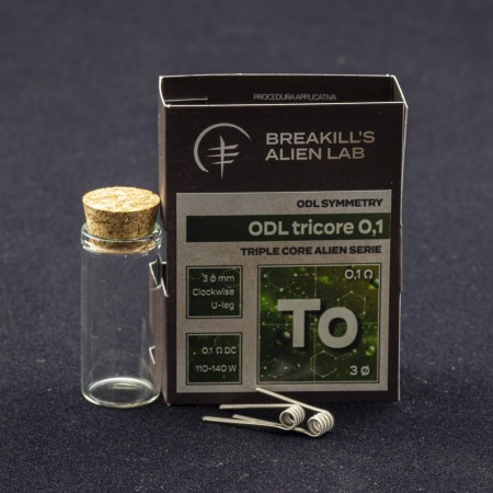 Breakill's Alien Lab - Odl Symmetry TO - ODL TRICORE 0.1ohm ID 3mm 110/140W - 2 PEZZI