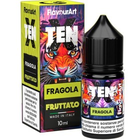 MINI SHOT - Flavour Art - Ten X - FRAGOLA - aroma 10+20 in flacone da 30ml