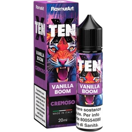 SHOT - Flavour Art - Ten X - VANILLA BOOM - aroma 20+40 in flacone da 60ml